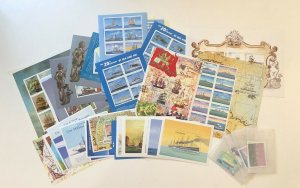 Special Unit! Ships, Boats, Sailing - 18 Sheets of Stamps, 17 S/S & 6 Sets MNH