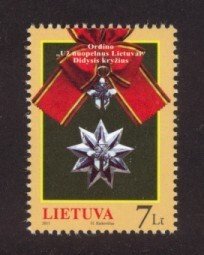 Lithuania Sc# 957 MNH Grand Cross Medal