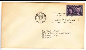 Canada 315 Royal Visit  -FDC