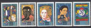 Russia - Soviet Union - 1985 Youth Festival Sc# 5356/5360 - MNH (826N)