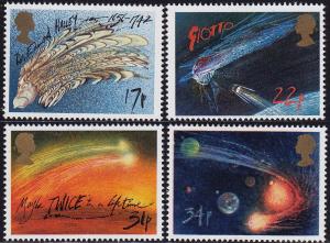 GB - 1986 - Scott #1133-36 - MNH - Halley's Comet