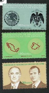 Mexico; Scott C537-C539; 1977;  Unused; NH; Complete Set