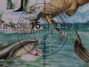 ​KOREA 2003 SC# 4323 ARCTIC & ANTARCTIC ANIMALS-CTO SHEET-VERY FINE