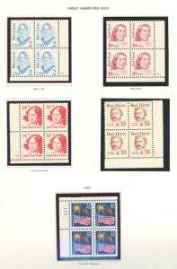 U.S. #MINT BLOCK SETS/MIXED CONDITION 