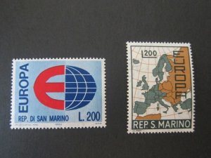 San Marino 1964 Sc 606,664 set MNH