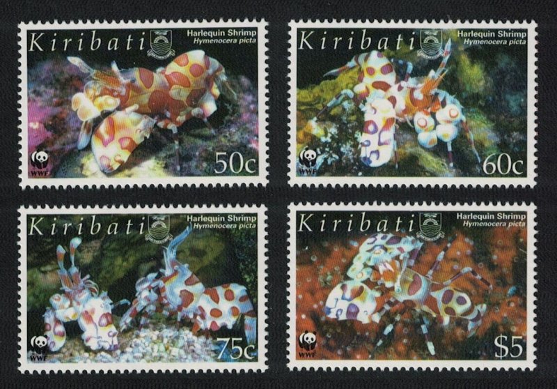 Kiribati WWF Harlequin Shrimp 4v 2005 MNH SC#875-878 SG#746-749 MI#983-986