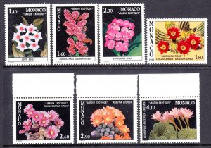 Monaco 1981 Exotic Plants Complete Mint MNH Set SC 1316-1321