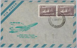 AIRMAIL 1st FLIGHT COVER - ARGENTINA - BRANIFF : Buenos Aires / New York 1960