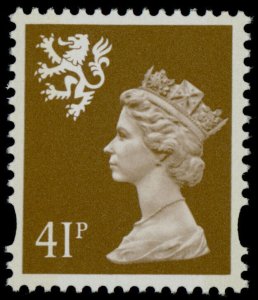 Great Britain - Scotland SMH69 MNH Queen Elizabeth Machin Head