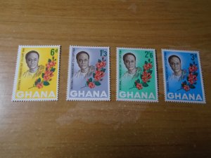 Ghana  #  175-78   MNH   Flowers