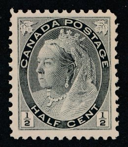 CANADA #74 MINT VF NH 1/2c BLACK QUEEN VICTORIA