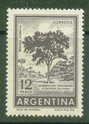 1964 Argentina Scott 697A Red Quebracho Tree MNH