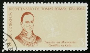 CUBA Sc# 929  TOMAS ROMAY 3c  1964  used cto