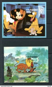 Togo 2 Souvenir Sheets MNH Disney Characters  13667