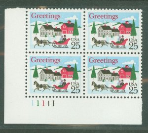 United States #2400 Mint (NH) Plate Block (Horse)