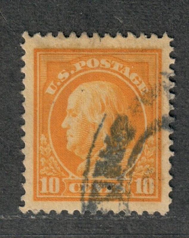 US Sc#416 Used, Superb Jumbo- Tiny Perf Thin