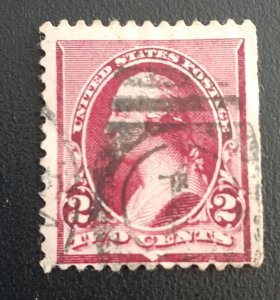 StampGeek US SCOTT #219D USED FINE-VERY FINE LIGHT HINGE CREASED STRAIGHT EDGE