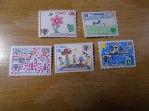 Monaco  #  1173-77  MNH