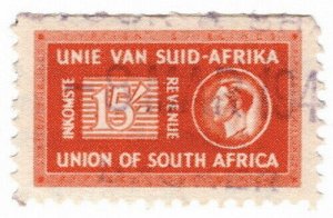 (I.B) South Africa Revenue : Duty Stamp 15/-