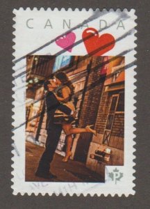 Canada - Scott# 2588 - Picture Postage Stamp with hearts