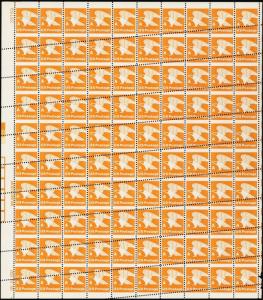 1735, Misperforated ERROR 15¢ Eagle Complete Sheet of 100 Stamps - Stuart Katz