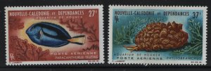 NEW CALEDONIA     C36-C37   MINT HINGED,  SET