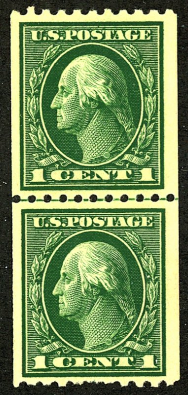 U.S. #441 MINT LINE PAIR OG NH 