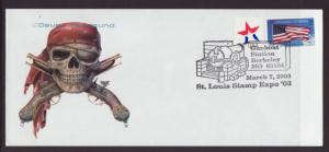 US Gunboat Station,St Louis Stamp Expo 2003  # 10 Cover