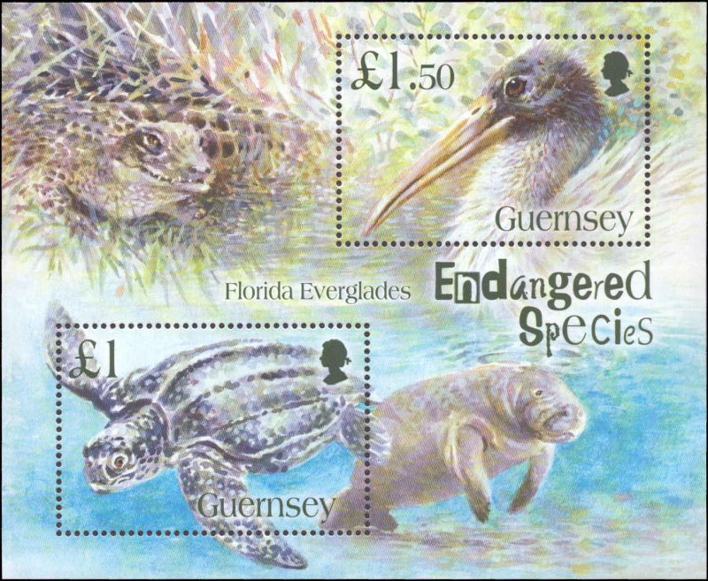 Guernsey #892, Complete Set, 2006, Animals, Turtles, Birds, Never Hinged