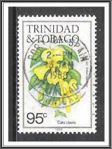 Trinidad & Tobago #401f Flowers Used