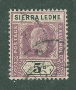 Sierra Leone #84 Used Single