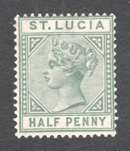 St. Lucia, Scott #27   F/VF, Unused, Queen Victoria, CV $4.00 ...... 6010013