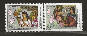 MONACO SC# 1643-44   FVF/MNH