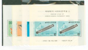 Korea #883a-886a Mint (NH) Souvenir Sheet