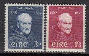 Ireland - 1957 Father Luke Wadding Sc# 163/164 - MNH (555N)