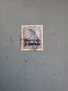 Stamps German Offices in Morocco Scott #10 used