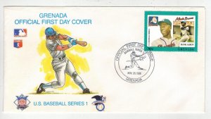 BASEBALL 1988 HANK AARON ATLANTA BRAVES STAMP AND CACHET 