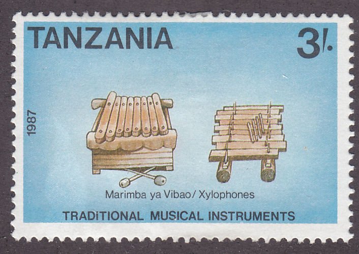 Tanzania 442 Traditional Musical Instruments 1988