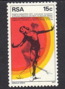 South Africa 1977 MNH physical education  complete