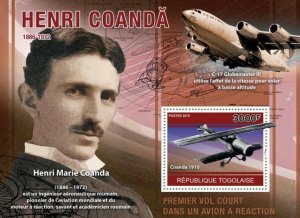 Togo 2010 MNH - Henri Coanda (1886-1972). YT 427, Mi 3793/BL568