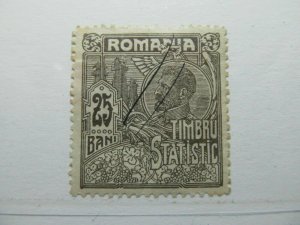 Romania Revenue Stamp Timbru Statistic 25b Fine Used A4P10-