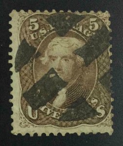 MOMEN: US STAMPS #76 USED LOT #53913