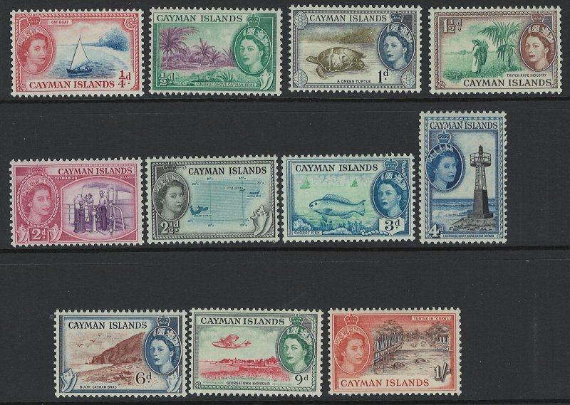 Cayman Islands Scott 135-145 MNH!