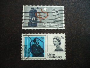 Stamps - Great Britain - Scott# 426-427 - Used Set of 2 Stamps