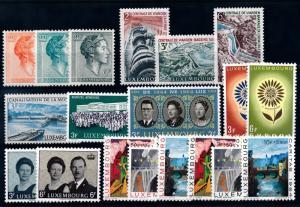 Luxembourg Luxemburg 1964 Complete Year Set  MNH