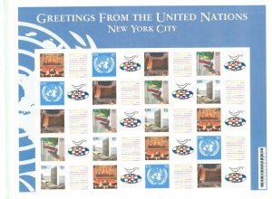 United Nations #857a  Single (Complete Set)