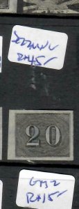 BRAZIL  (P1203B)   NUMERAL  20R  SC 22  JUMBO        MNG 