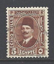 Egypt 135 used wm 195 (DT)