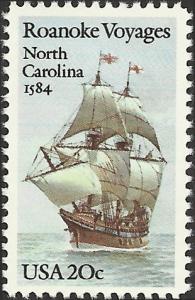 # 2093 MINT NEVER HINGED ROANOKE VOYAGES