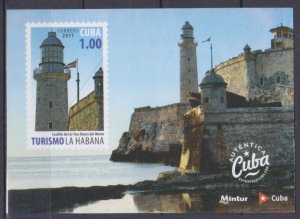 2011 Cuba 5551/B289 Lighthouses